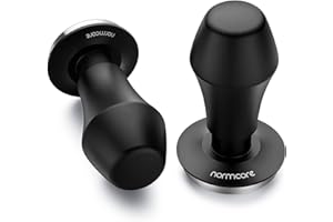 Normcore Pressacaffè V4 a molla da 49,7 mm, strumenti da barista, pressino per espresso con tappetino, per macchina da caffè ROK, base piatta