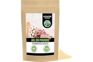Alpi Nature Ail en Poudre 250g, Ail Déshydraté Moulu, Poudre d'Ail pour la Cuisine