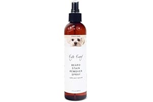 Eye Envy Beard Stain Remover Spray for Dogs/Cats|100% Natural and Safe|Lift Stains from Drooling, Saliva, Food, Runoff from Tearing|Treats The Cause of staining, 8oz