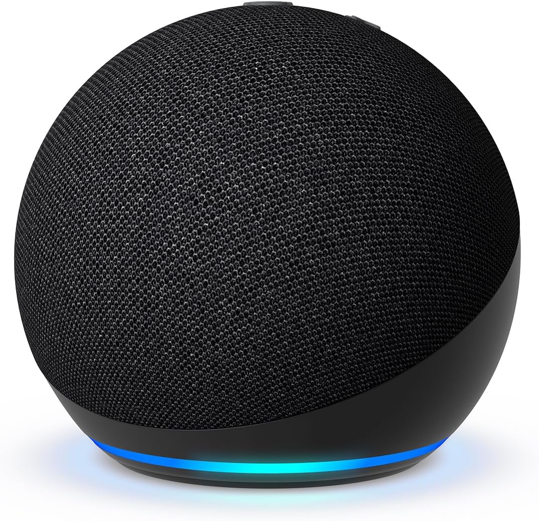 Echo Dot (Newest gen) | Bluetooth smart speaker with big vibrant sound and Wi-Fi | Charcoal, with Alexa+ Early Access