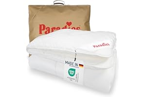 ‎PARADIES PARADIES Winterdecke 135x200 cm - Prima Duett Bio, kuschelige + warme Winterbettdecke 135x200, Steppdecke