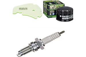 ‎PAMOTO Luftfilter Ölfilter Zündkerze für MP3 400 LT i.e. Baujahr 2009-2012 Servicekit Wartungskit