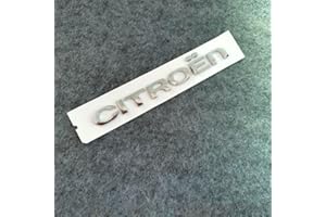 DFVOOP EmblèMe Logo Voiture, pour Citroen C3-XR C4 C3 C5 C1 C2 Berlingo Celysee Lettres Insigne Autocollant Porte,Côté Autocollant Emblème de Lettres Voiture Accessoires,C