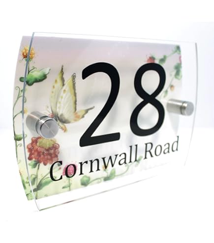 Cheap House Number Sign Plaque Garden Effect Door Plate Wall Display - View #7