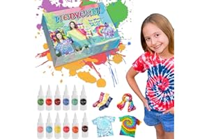 KARLOR Tie Dye Kit – 12 colores textiles Batik juego de colores de tela teñidos resistentes al agua ropa tinte tela para teñir textiles Batik Set para camisas, sudaderas con capucha