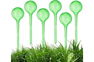 Globes d'arrosage,BETOY 6 pcs Automatique des Plantes en Verre Arroser des Globes Self Watering Aqua Globes Fleurs Drip Irrigation Outil,Kits d'irrigation Matériel d'arrosage Automatique pour Plantes