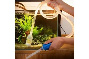 Aquatic Siphon Pump Durable Plastic Aquarium Cleaner Tool for Easy Water Changes and Efficient Gravel Cleaning, Practical Maintenance Accessory for All Kinds of Fish Tanks