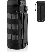 Taktische Edelstahl-Wasserflasche 1,8 L – Isoliert, Mit MOLLE-Hülle Für Outdoor (Wandern, Camping, Jagd)