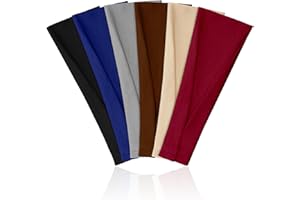 Kavya Fasce Per Capelli Donna, Fascia Per Capelli Donna Cotone Boho Annodato Fasce Per La Testa, Senza Scivolare Fascie Capelli Donne Per Sport, Lavoro, Uso Quotidiano