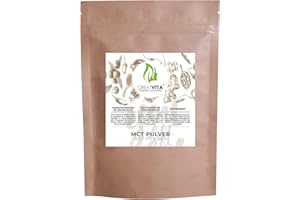 GREAT VITA MCT Pulver - 400g / Premium Qualität/perfekt für eine Keto Diät | auf Kokosbasis, geschmacksneutral | GreatVita