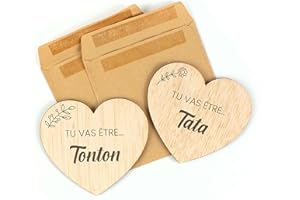 CONTRAXT Idée cadeau annonce grossesse oncle et tante. Idee carte kit cadeau fête naissance Tu vas etre oncle et tante