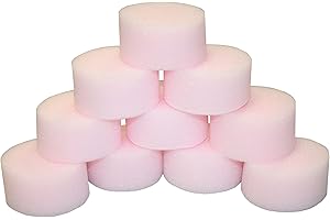 ‎EULENSPIEGEL Eulenspiegel 990131 - Schmink-Schwämmchen, 10 Stück, feinporig, Schminken, Make Up Schwamm, Karneval, Halloween, Mottoparty