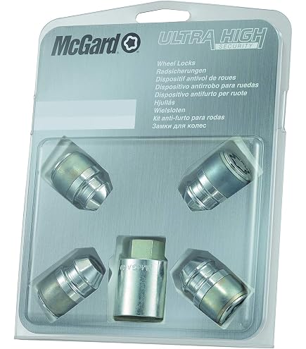 McGard 24557SU Antifurto Per Ruote M12x1.5 Conico – Lunghezza 32.5 Mm, Chiave 21 Mm, Acciaio Temprato Con Tre Strati Di Nichel E Cromo