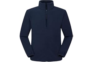 CHEMAGLIETTE! Giacca Micropile Mezza Zip Uomo/Donna, Leggera e Calda, 100% Poliestere
