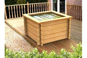 Quickcrop Avon Raised Garden Pond With Liner - 4ft x 4ft (37.5in)