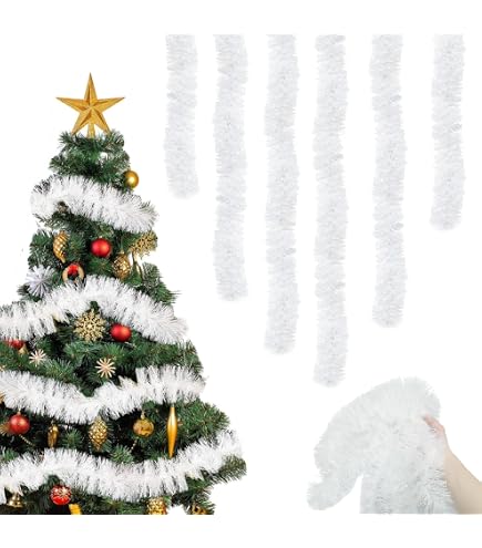 3 Guirlandes Métallisées De Noël – 2 M Chacune, Or Brillant, Pour Sapin Et Décoration - 4