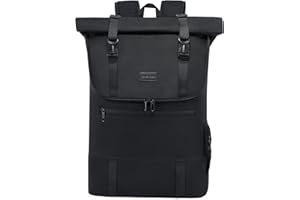 LOVEVOOK Plecak męski damski, plecak na laptopa 15/17,3 cala, wodoodporny plecak na laptopa z rolką górną, plecak biznesowy do pracy w podróży