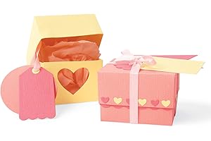 SIZZIX Set di Fustelle Thinlits Plus 10 pz 663853, Scatolina con etichette di Jenna Rushforth