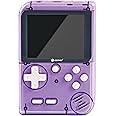 Sameo Handheld Video Game Console, Dreamboy Retro Mini Game with 500 Classic Retro Game TV Compatible for Kids, Rechargeable 8 Bit Classic (Ice Purple)