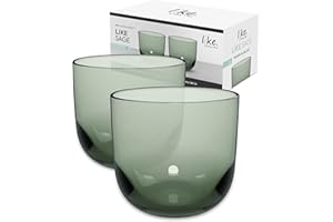 like. by Villeroy & Boch – Like Sage bicchiere da acqua set da 2 pz., bicchiere colorato verde, capacità 280ml