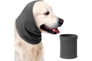 Aomig Paraorecchie per Cani,Scaldaorecchie per Cani e Collo con Cancellazione del Rumore Protezione, Scaldacollo e Orecchie per Alleviare l'ansia e Calmante, Mantenere al Caldo, Riduzione del Rumore