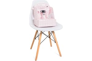 BABYTOLOVE Rehausseur chaise Easy Up Pink Stars - Baby To Love