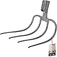 KOTARBAU® Manure Hoe Fork Pitchfork Garden Fork Garden Fork Manure Fork Spade Fork for Garden Wire Fork for Garden and Agriculture 4 Prongs