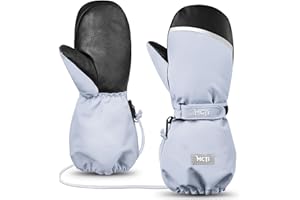 ‎MCTI MCTi Skihandschuhe Kinder, Wasserdicht Winterhandschuhe Fäustlinge, Snowboard Handschuhe, Wärme für Jungen und Mädchen 1-15 Jahre