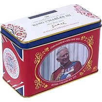 New English Teas Queen Elizabeth II Tea Tin with 40 English