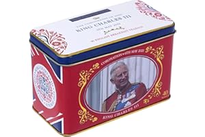 New English Teas The Coronation of HRH King Charles III Boîte à thé avec 40 sachets de thé anglais