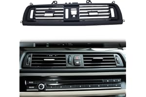 ‎HISPORTS HISports Frontluftgitter F10 F11 F18 Kompatibel mit 5er F10 F11 520 523 525 528 530 535 550 2010-2016 Lüftungsgitter Klimaanlage Vorne Auto Front AC Vent Ersatzluftkonsole Lüftungsgitter