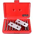 Accusize Industrial Tools 1/8'' Thickness 10 Pairs Precision Parallel Sets, 4'' Length, EG10-1404