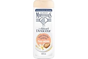 Le Petit Marseillais - Trattamento Doccia Surgras Olio di Argan & Fiore d'Oranger - Il Rituale Douceur (flacone da 400 ml) - Crema doccia nutrizione intensa