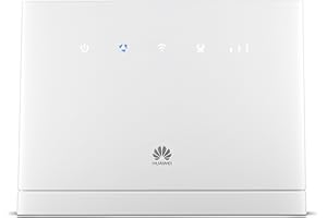 Huawei B315s-22 Router Wireless 4G da 150 Mbps 4G con 3 Antenne Integrate, 4 Porte LAN, 2.4 GHz Dual Band