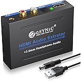 HDMI Audio Extractor HDMI zu HDMI Konverter Toslink RCA 3.5MM - Extractor und Konverter HDMI zu SPDIF Analog L/R 3.5MM Audio