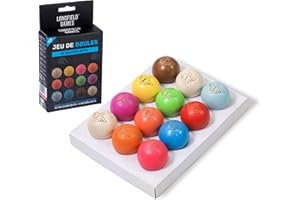 Målkula Boule Ø 30 mm – Trä Petanque Kula – 6/12 / 24 Pack – Ersättningskula – Klubb & Tävlings Tillbehör – Engelhart