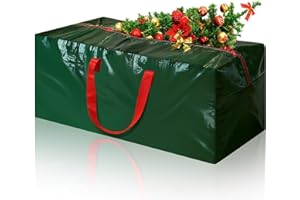 CHGANG Christmas Tree Storage Bag, Extra Large Christmas Tree Bag Fits Up to 7.5 Ft Artificial Trees, PVC Reinforced Waterproof Xmas Tree Bag Storage Bag with Dual Zipper (122x38x51cm)