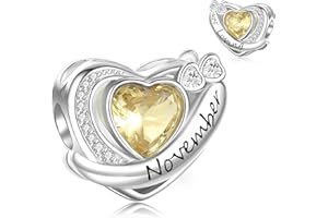 SYMRETIE Ciondolo a lettera A-Z con amore, argento sterling 925, compatibile con il braccialetto Pandora, regalo per la festa della mamma per le donne