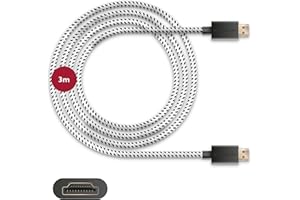 Kabel Lioncast Ultra High Speed HDMI 2.1 3m - 8K @60Hz 48G Najwyższej jakości najnowszy standard w najlepszej rozdzielczości do przesyłania strumieniowego, TV, PS5, Xbox, projektora, Blue-Ray