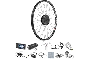 Bafang Fahrrad Umbausatz 48V 500W Vorderrad Nabenmotor für Fahrrad 26" 700C Vorderrad Kit mit PAS LCD Display Ebike