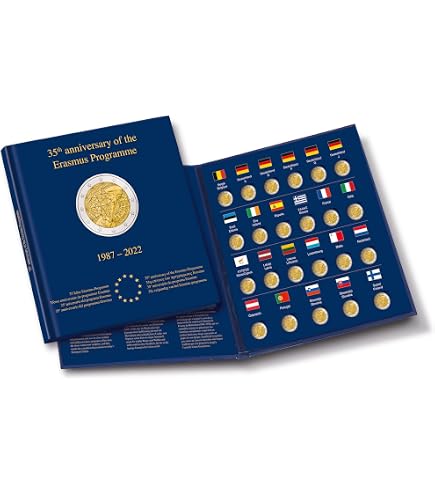 Coffret Lucca pour 35 pièces de 2 euros allemandes commémoratives en capsules Coffret Lucca pour 35 pièces de 2 euros allemandes commémoratives en capsules