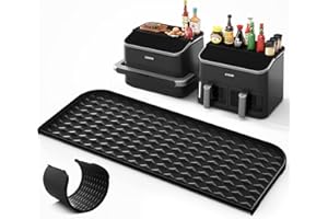 MACAYDA Cosori Heißluftfritteuse Zubehör Cosori Airfryer 8.5L/10L Dual Blaze Twinfry Silikon-Aufbewahrungsregal Zubehör Silikonpad Staubdicht