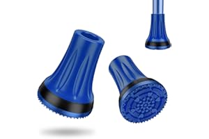 ‎SUPREGEAR supregear Krücken Gummi 19 mm (x2 stück), Anti-Rutsch Gehstock Gummipuffer, Alle Gelände Extreme Grip Gummipuffer Krücken Walkingstöcke, Fußkappe für Stöcke und Spazierstöcke