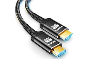 Akake Cable HDMI 8K, 0.5M, 1M, 1.5M, 2M, 3M, 5M, 6M, 7.5M, 10M de alta velocidad trenzado con capacidad de 48 Gbps a 4K@120Hz, resolución de video 8K@60Hz y soporte HDR.