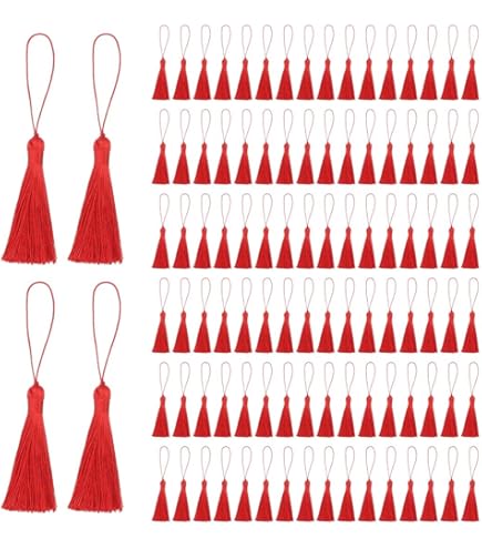 100 Nappe In Seta 13cm - Per Fai Da Te, Gioielli, Segnalibri | Colorate E Morbide - Foto 2