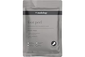 MASKOLOGY FOOT PEEL Professional Foot Treatment 40g | Exfoliating Foot Mask | 100% Plant Based | Hydrating | Foot Peel Mask with Botanical & Fruit Extracts |