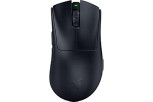 Razer DeathAdder V4 Pro - Souris Esport sans Fil Ergonomique ultralégère - 56g - 2,4 GHZ Hyperspeed - Focus Pro 45K Sensor - 8K Hz Polling - Switches optiques Gen-4 - PC/Mac | Noir