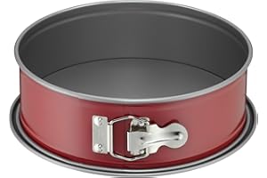 ORIGINAL KAISER Kaiser Classic Plus tortownica 24 cm z płaskim dnem, okrągła forma do pieczenia, zabezpieczona przed wyciekiem, z powłoką zapobiegającą przywieraniu, czerwona