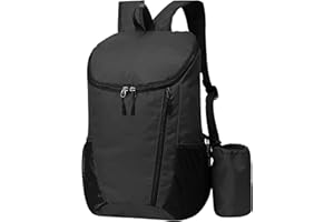 Lerelin Lightweight Foldable Backpack, Waterproof Packable Backpack for Men Women Kids, Durable Hiking Rucksack for School, Outdoor Sports, Travelling, Camping Biking Walking