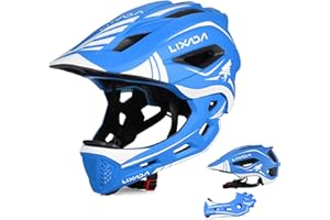 Lixada Casque Enfant Velo, Protection Robuste Casque Trotinette, Ajustement Parfait, Design Respirant -52-58cm(Âge 3-15 Ans)